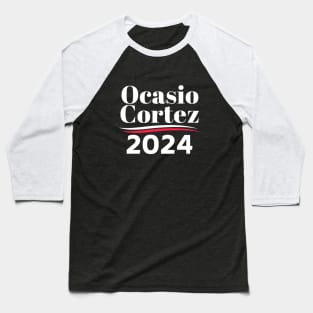 OCA Alexandria Ocasio-Cortez 2024 We Can Wait #2 Baseball T-Shirt